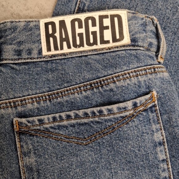 Free People The Ragged Priest Jog On Jogger Jeans High Waist Slouchy Size 32 - Picture 10 of 12